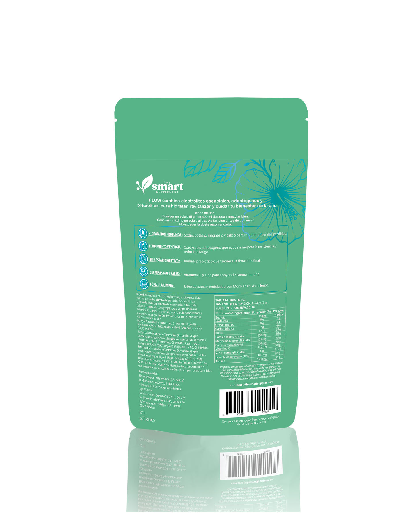 Flow - Electrolitos avanzados con adaptógenos y vitaminas